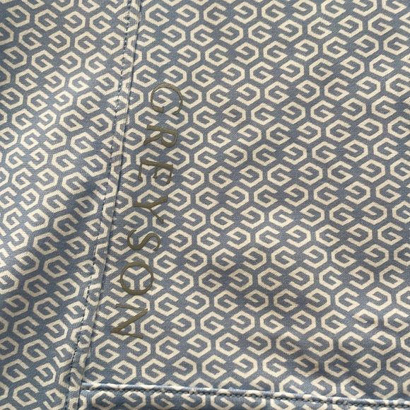 Greyson Women’s Halley Sleeveless Quarter-Zip Size XS in Sky Blue & White Print - Picture 5 of 6